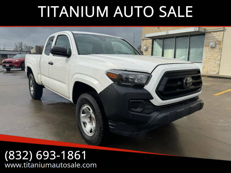 2021 Toyota Tacoma for sale at TITANIUM AUTO SALE in Houston TX