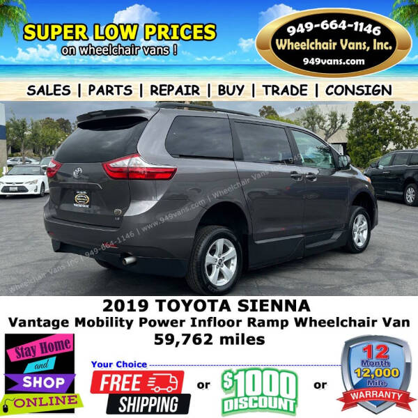 2019 Toyota Sienna LE Mobility 7-Passenger