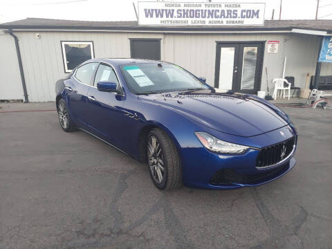 2015 Maserati Ghibli for sale at Shogun Auto Center in Hanford CA