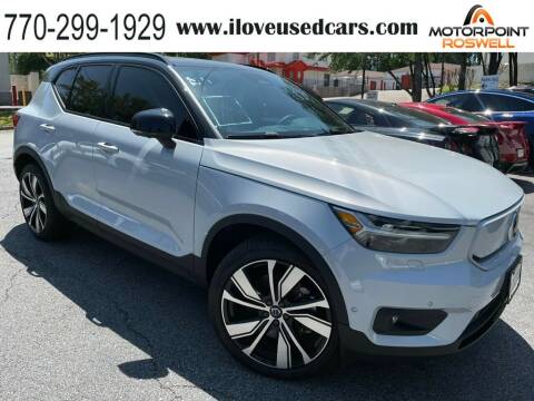 2022 Volvo XC40 Recharge for sale at Motorpoint Roswell in Roswell GA