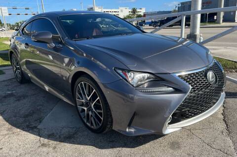 2016 Lexus RC 350 for sale at 730 AUTO in Hollywood FL