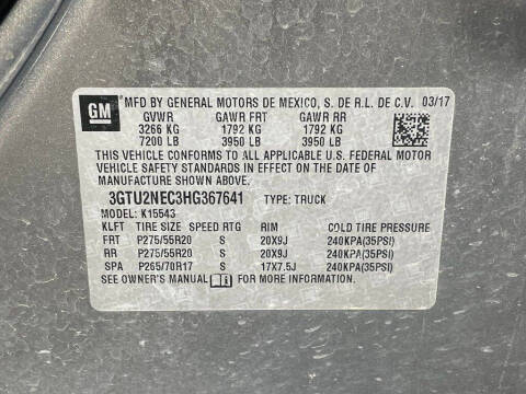2017 GMC Sierra 1500