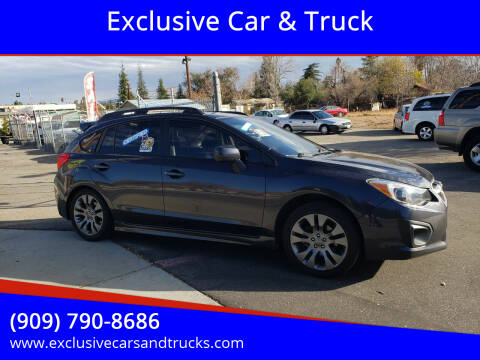 2014 Subaru Impreza for sale at Exclusive Car & Truck in Yucaipa CA