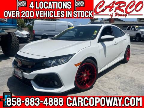 2017 Honda Civic for sale at CARCO OF POWAY in Poway CA