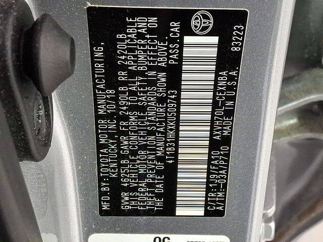 2019 Toyota Camry Hybrid LE