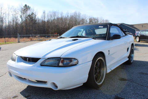 1998 Ford Mustang SVT Cobra for sale at UpCountry Motors in Taylors SC