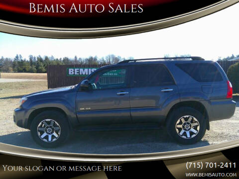 2007 Toyota 4Runner for sale at Bemis Auto Sales in Crivitz WI