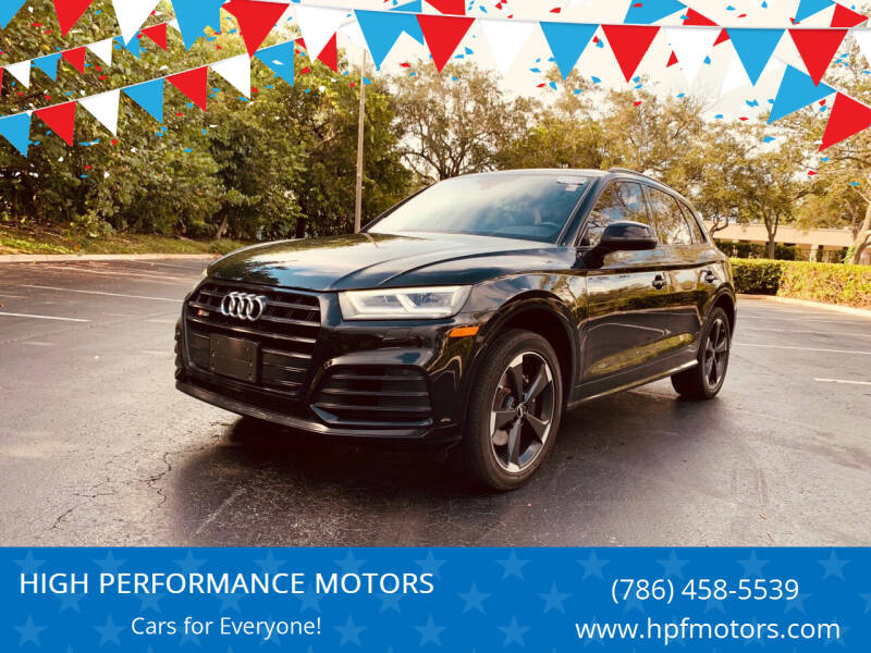 2019 Audi SQ5 for sale at HIGH PERFORMANCE MOTORS in Hollywood FL