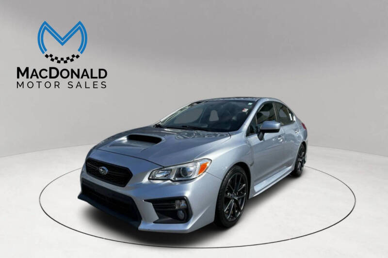 2018 Subaru WRX for sale at MacDonald Motor Sales in High Point NC