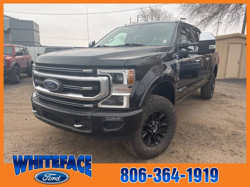 Used 2021 Ford F-350 Super Duty Platinum with VIN 1FT8W3BT1MED35660 for sale in Hereford, TX