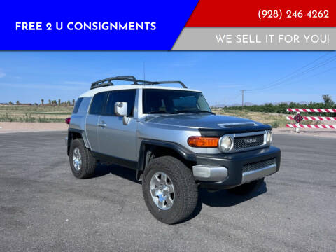 2007 Toyota FJ Cruiser for sale at FREE 2 U Consignments in Yuma AZ