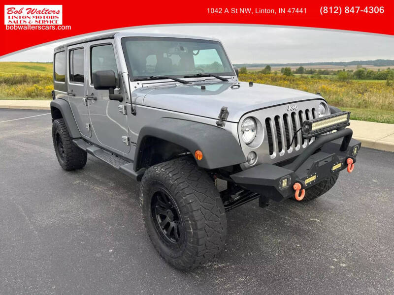 2014 Jeep Wrangler Unlimited for sale at Bob Walters Linton Motors in Linton IN