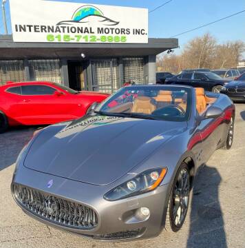 2012 Maserati GranTurismo for sale at International Motors Inc. in Nashville TN