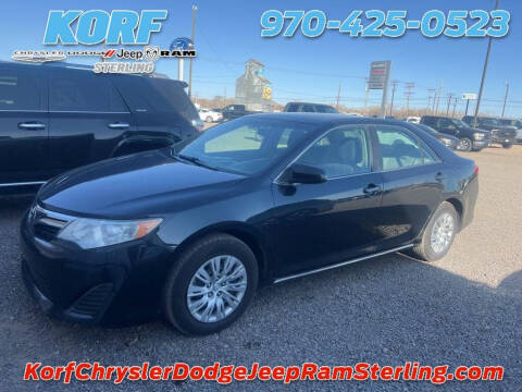 2014 Toyota Camry for sale at Tony Peckham @ Korf Motors in Sterling CO