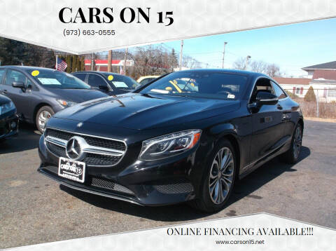 2015 Mercedes-Benz S-Class for sale at Cars On 15 in Lake Hopatcong NJ