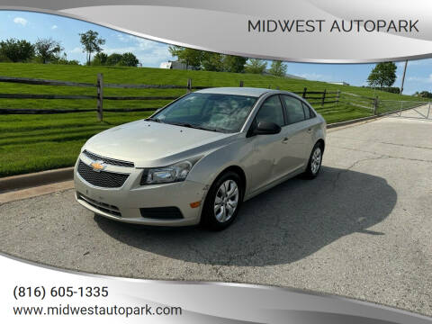 2013 Chevrolet Cruze for sale at Midwest Autopark in Kansas City MO