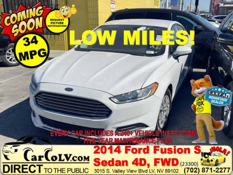 2014 Ford Fusion for sale at The Car Company in Las Vegas NV