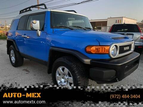 2007 Toyota FJ Cruiser for sale at AUTO-MEX in Caddo Mills TX
