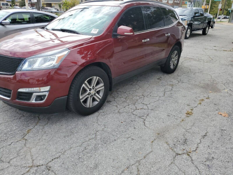 2017 Chevrolet Traverse for sale at D -N- J Auto Sales Inc. in Fort Wayne IN