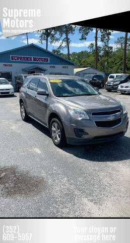 2010 Chevrolet Equinox for sale at Supreme Motors in Leesburg FL