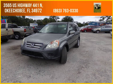 2006 Honda CR-V for sale at M & M AUTO BROKERS INC in Okeechobee FL