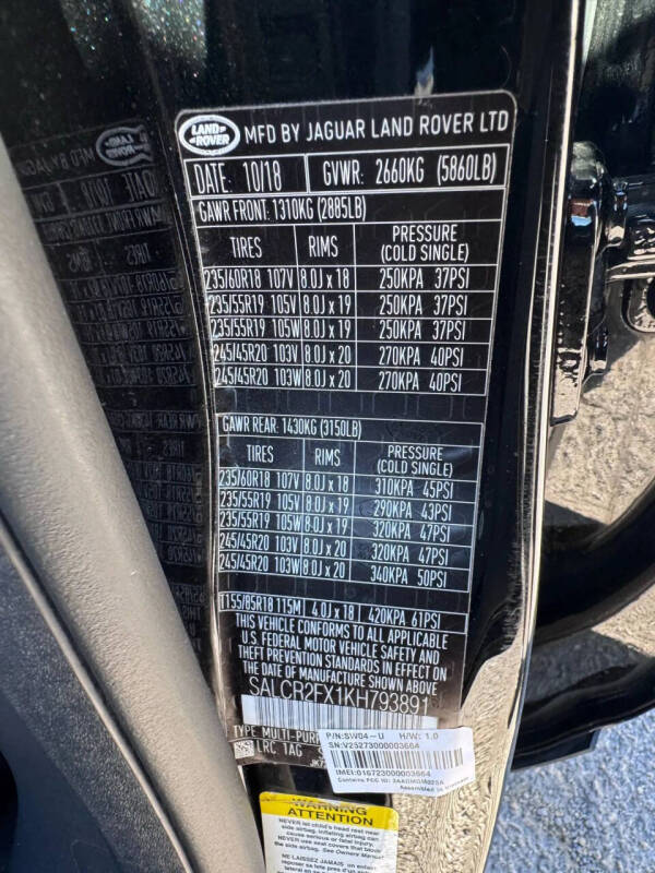 2019 Land Rover Discovery Sport