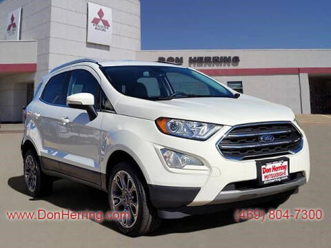 2020 Ford EcoSport for sale at DON HERRING MITSUBISHI in Irving TX