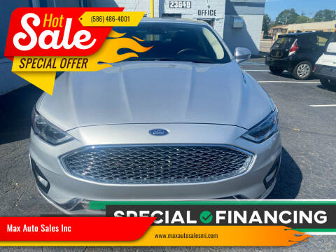 2019 Ford Fusion for sale at Max Auto Sales Inc in Warren MI