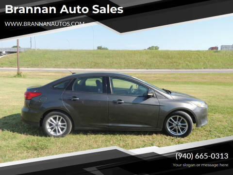 2015 Ford Focus for sale at Brannan Auto Sales in Gainesville TX