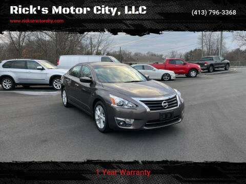 2015 Nissan Altima for sale at Rick's Motor City, LLC in Springfield MA