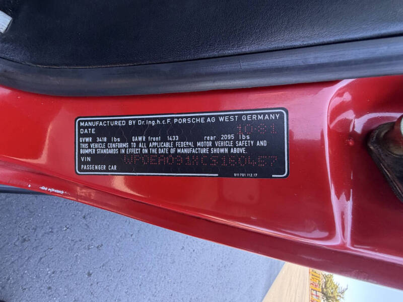 1982 Porsche 911 SC