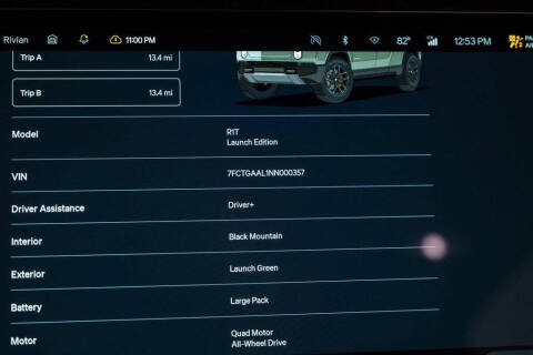 2022 Rivian R1T Launch Edition