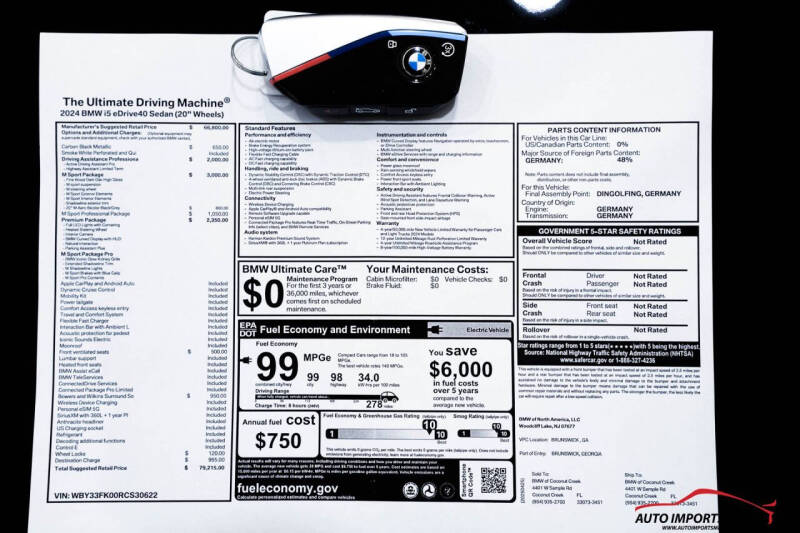 2024 BMW i5 eDrive40