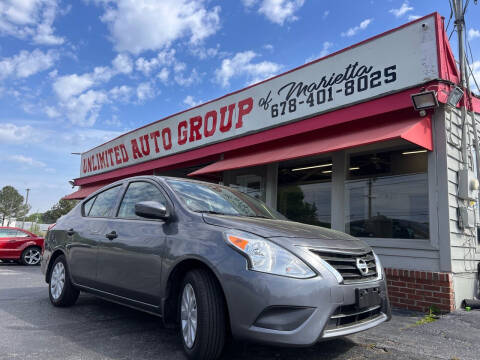 2018 Nissan Versa for sale at Unlimited Auto Group of Marietta in Marietta GA