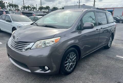 2015 Toyota Sienna for sale at 730 AUTO in Hollywood FL