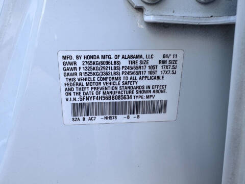 2011 Honda Pilot EX-L