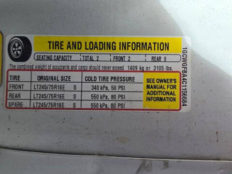 2012 Chevrolet Express 2500