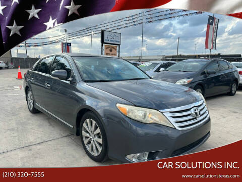 2011 Toyota Avalon for sale at Car Solutions Inc. in San Antonio TX