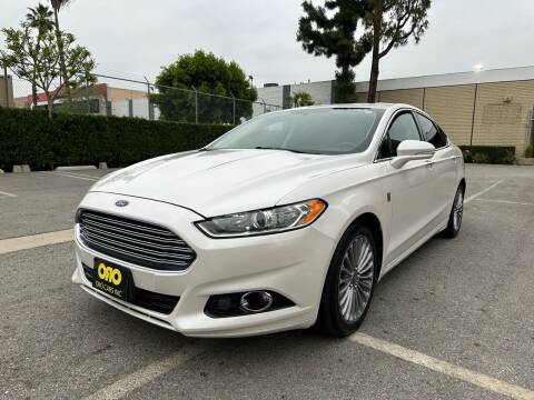 2013 Ford Fusion for sale at Oro Cars in Van Nuys CA