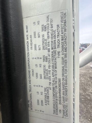 2008 International 9200I
