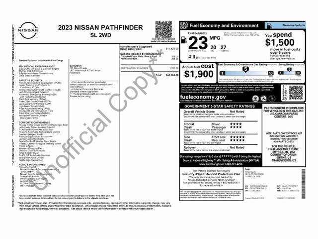 2023 Nissan Pathfinder SL