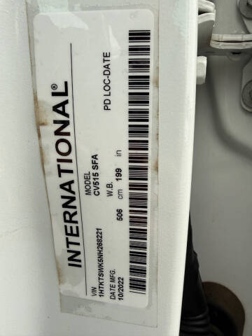 2022 International CV515
