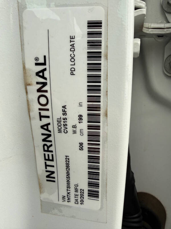 2022 International CV515