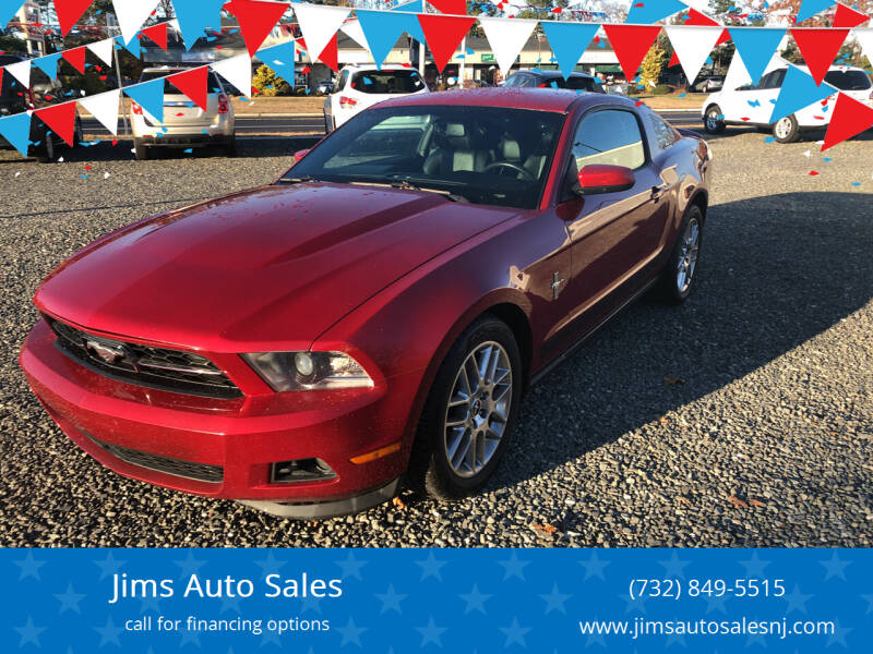 2012 Ford Mustang for sale at Jims Auto Sales in Lakehurst NJ