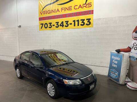 2007 Saturn Ion for sale at Virginia Fine Cars in Chantilly VA