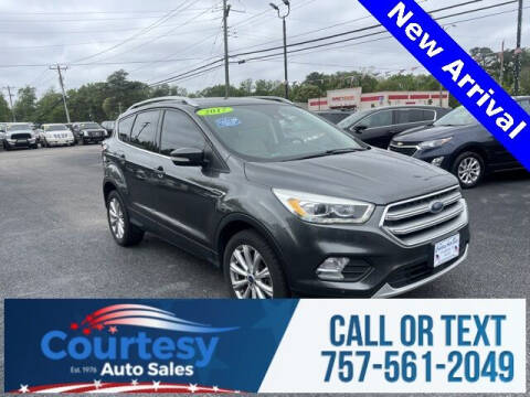 2017 Ford Escape for sale at Courtesy Auto Sales in Chesapeake VA