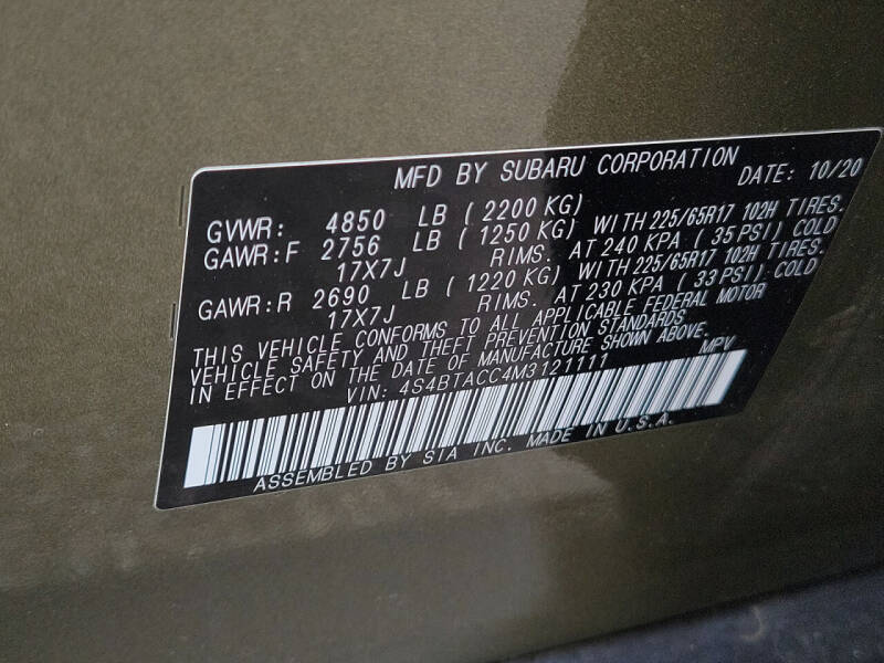 2021 Subaru Outback Premium