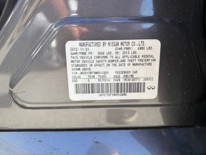 2022 Infiniti Q50 Luxe