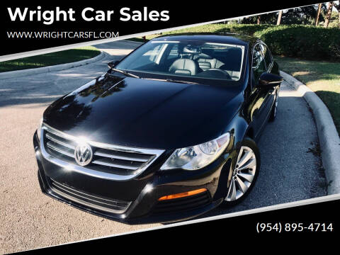 2012 Volkswagen CC for sale at Wright Car Sales in Lake Worth FL