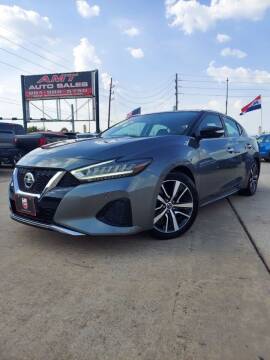 2019 Nissan Maxima for sale at AMT AUTO SALES LLC in Houston TX